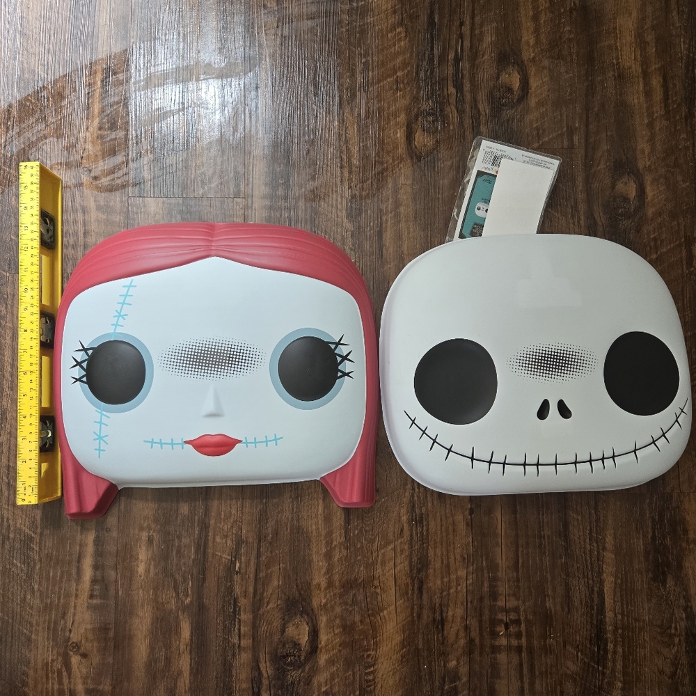 Funko Mask Jack Skellington & Sally The Nightmare Before Christmas Halloween NWT